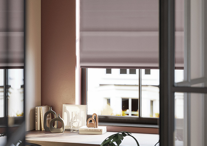 Ascot, Lavender - Motorised Roman Blind - Image 5